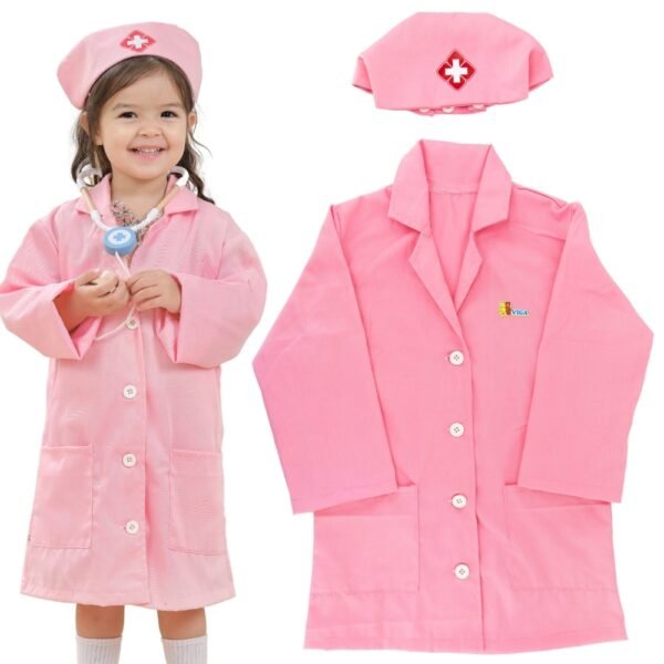 Slaugytojos chalatas ir kepurė EDU44567