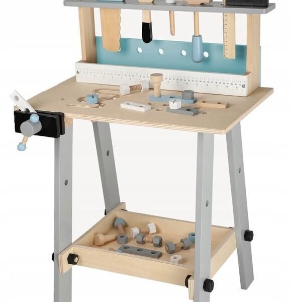 Medinis dirbtuvių stalas su įrankiais, 32 elementai   1172