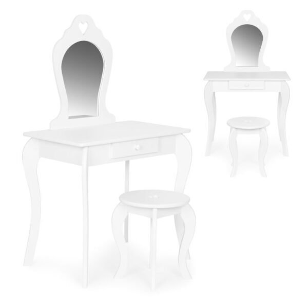 Medinis tualetinis staliukas FH-KF200011-W BALTA