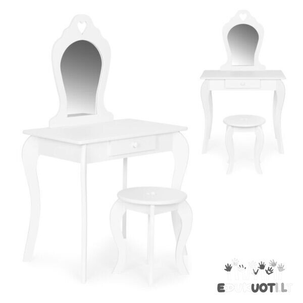 Medinis tualetinis staliukas FH-KF200011-W BALTA