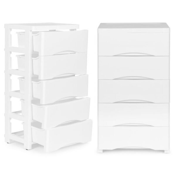 Spintelė su 5 stalčiais ir ratukais PJJCBS0024-05B