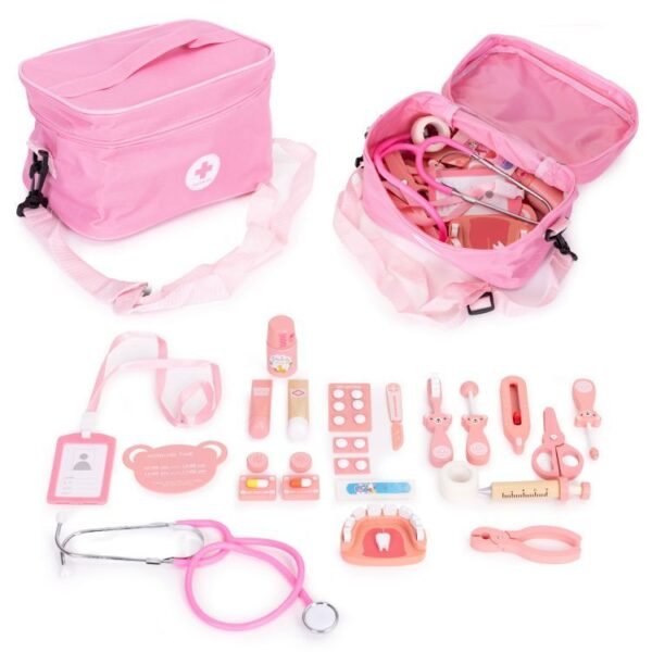 Gydytojo rinkinys krepšyje 24 dalys HM328232