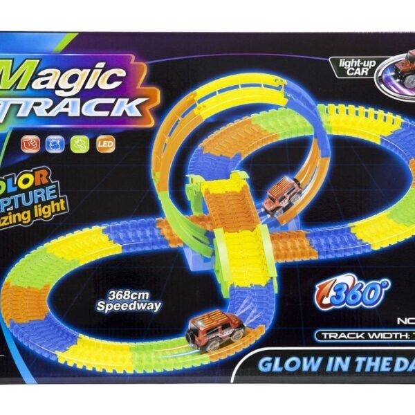 Tamsoje šviečianti automobilių trasa, 188 dalys   N-932