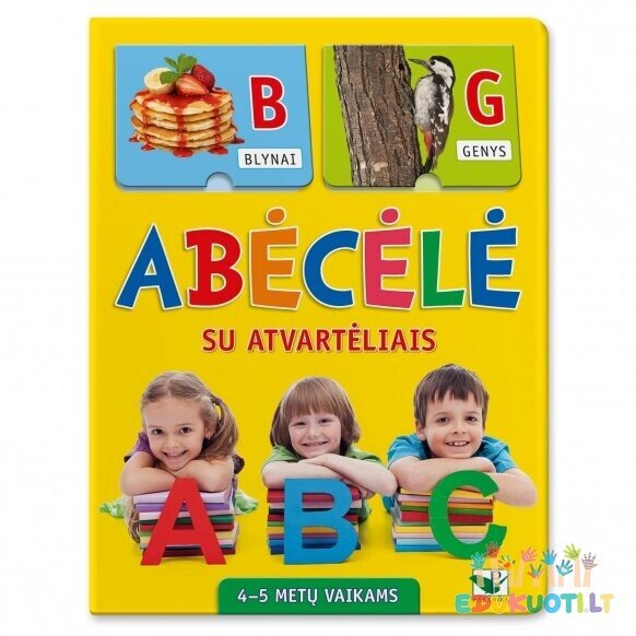 Knygelė Abėcėlė su atvartais