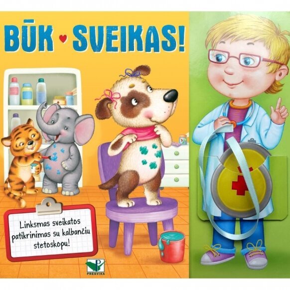 Knygelė su garsais Kalbantis stetoskopas