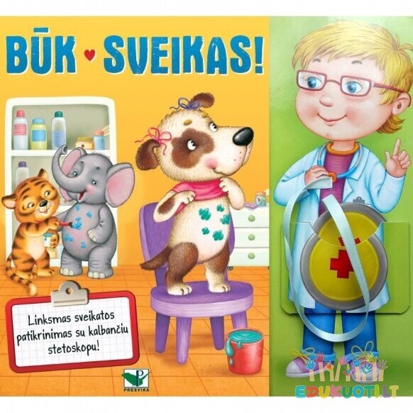 Knygelė su garsais Kalbantis stetoskopas