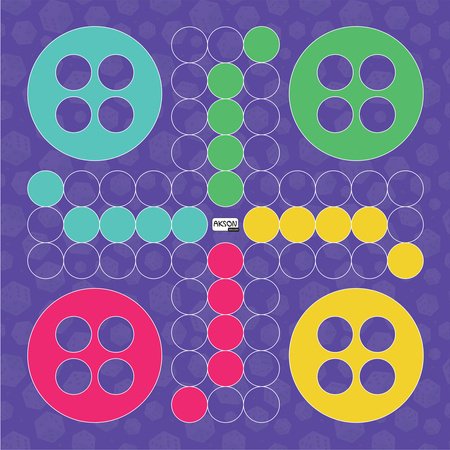 XXL PVC kilimėlis Ludo A8947
