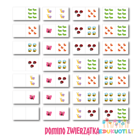 XXL DOMINO Gyvūnai A6370