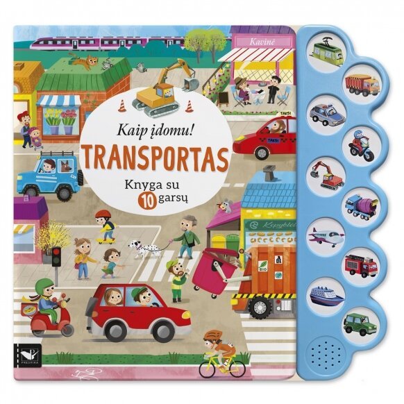 Knygelė su garsais Kaip įdomu Transportas