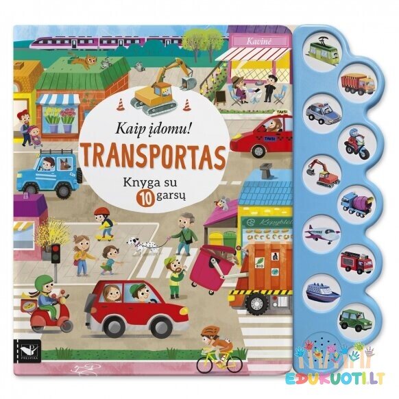 Knygelė su garsais Kaip įdomu Transportas
