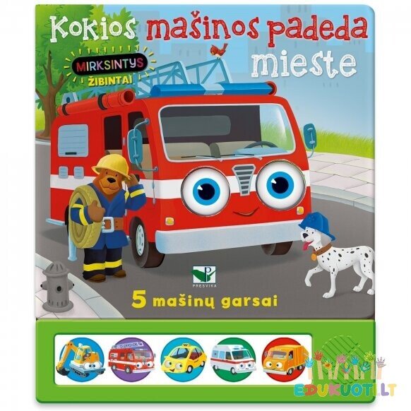 Knygelė su garsais Mašinos mieste