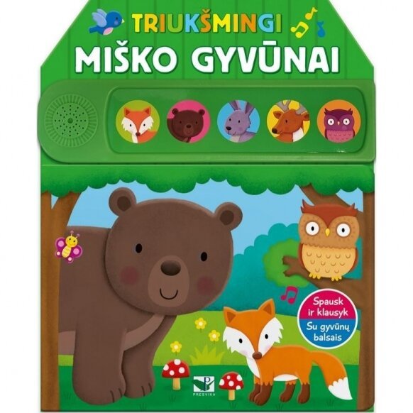 Knygelė su garsais Miško gyvūnai