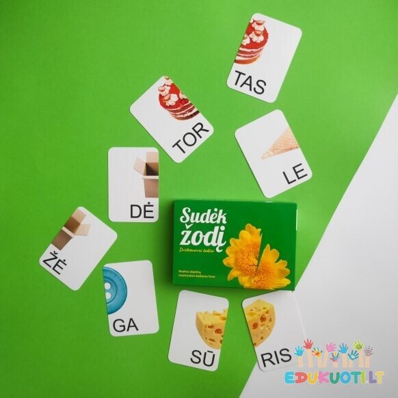 Kortelių rinkinys Sudėk žodį