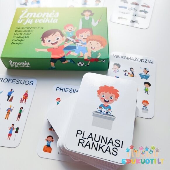 Edukacinių kortelių rinkinys Veikla